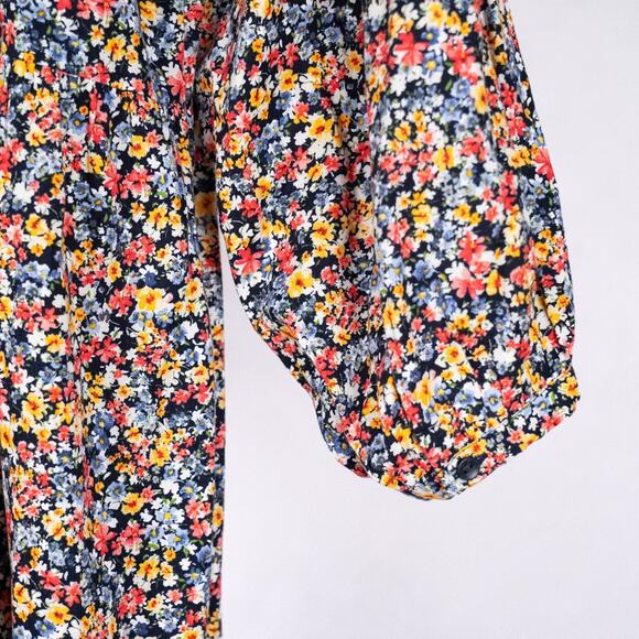 Old Navy Tiered Floral Shift Dress Size XXL 2XL Cottage Prairie Flowy Romantic - Picture 5 of 6